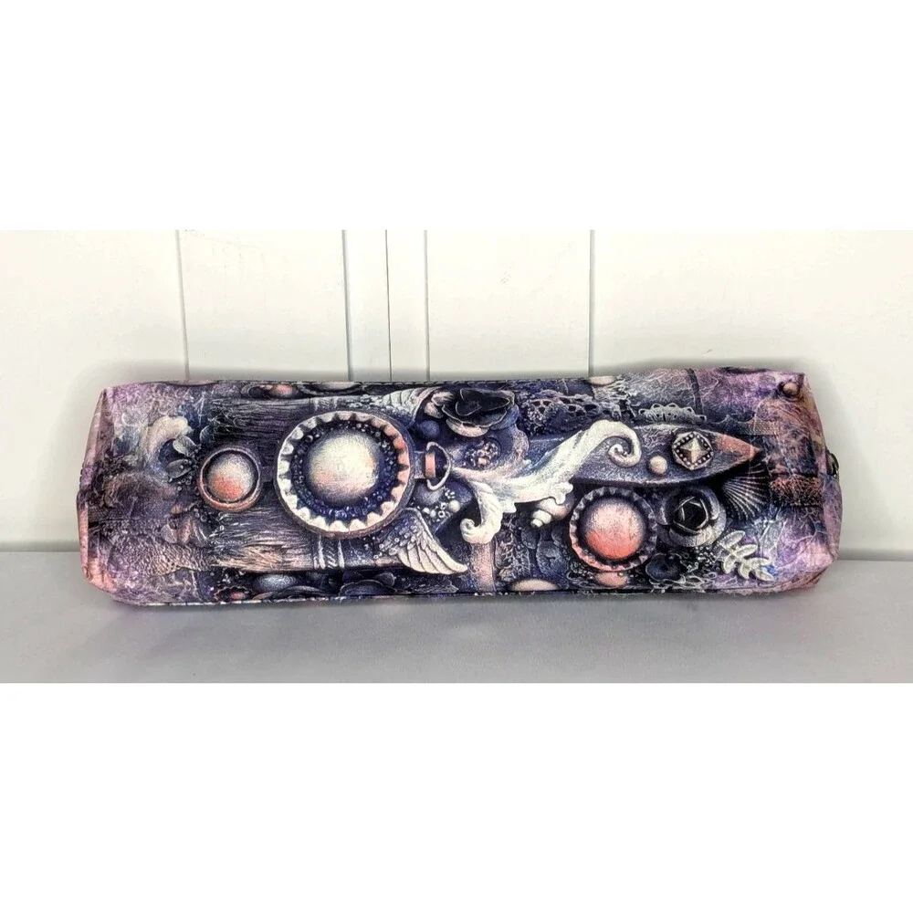 Prima Marketing Large Art Tool Pouch - Multicolor SteamPunk Style, Zipper